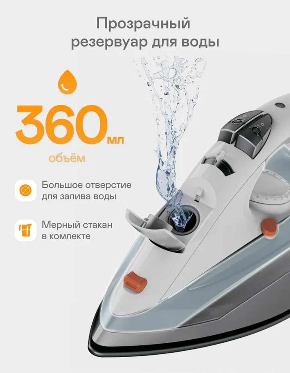 Беспроводной утюг GARLYN GT-240 - фото 6