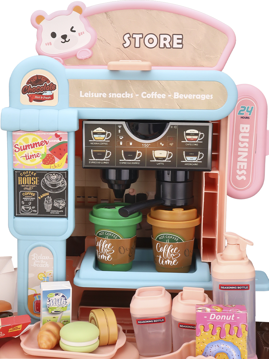 Игровой набор Рыжий кот касса, прилавок, продукты - фото 4