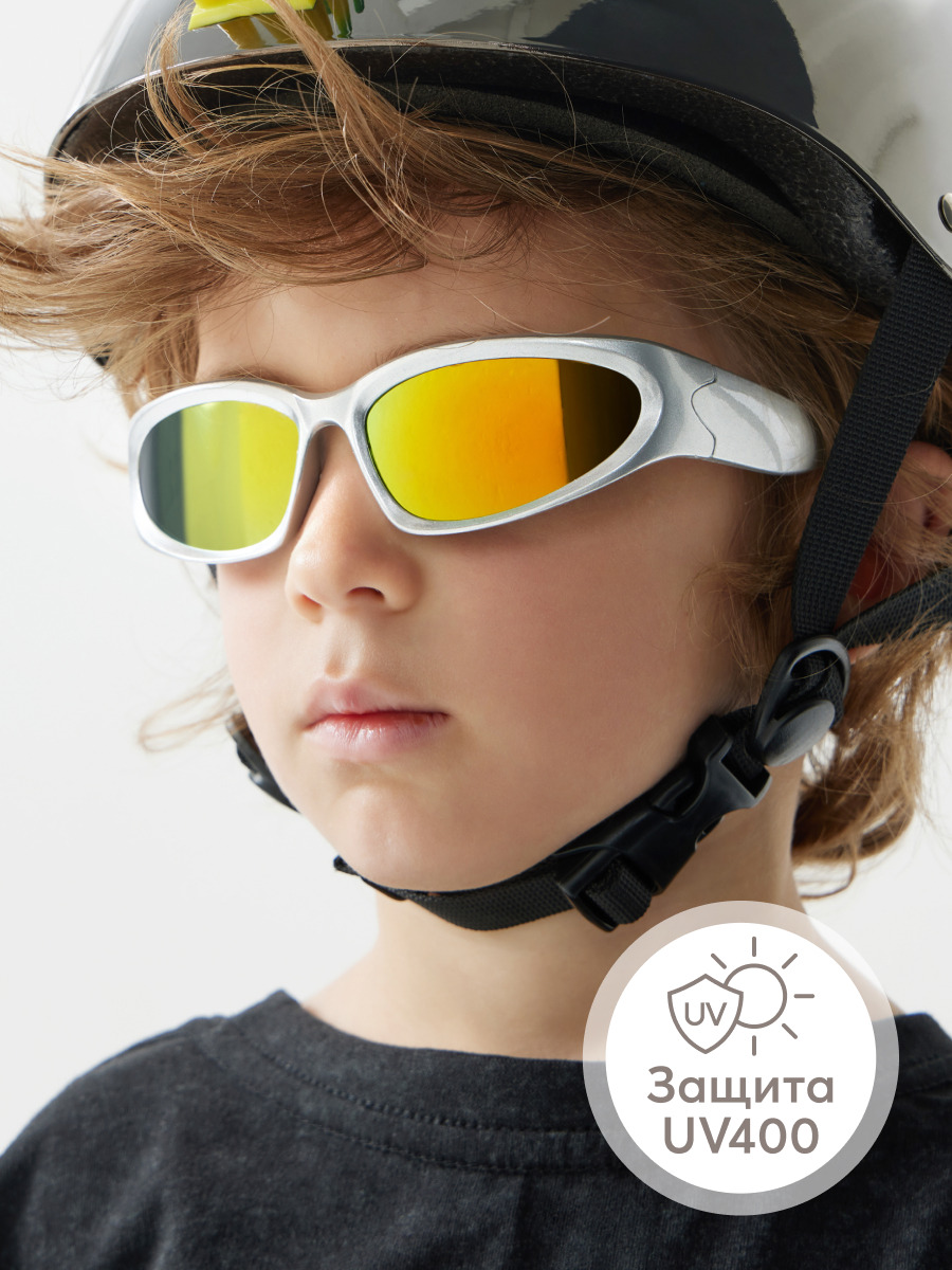 Очки солнцезащитные Happy Baby 50682_metallic - фото 2