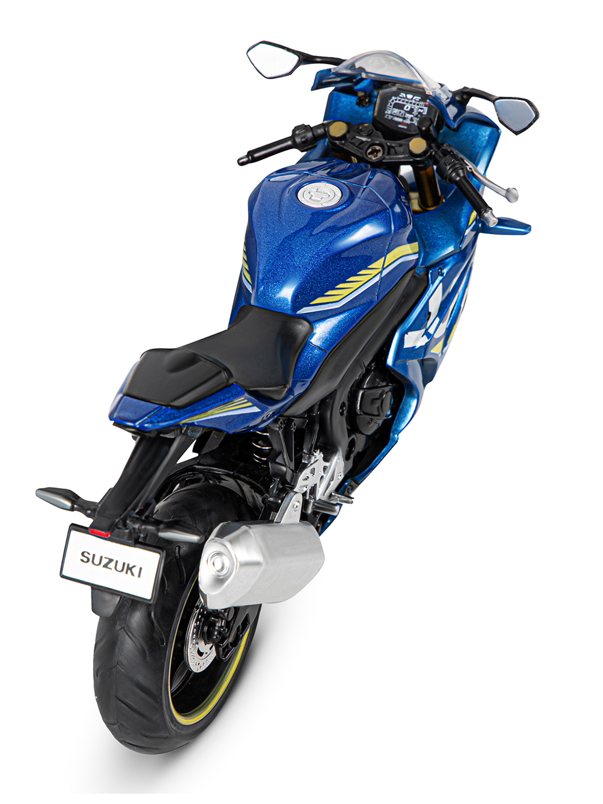 Мотоцикл АВТОпанорама Suzuki GSX R1000 1:12 JB1251501 - фото 12