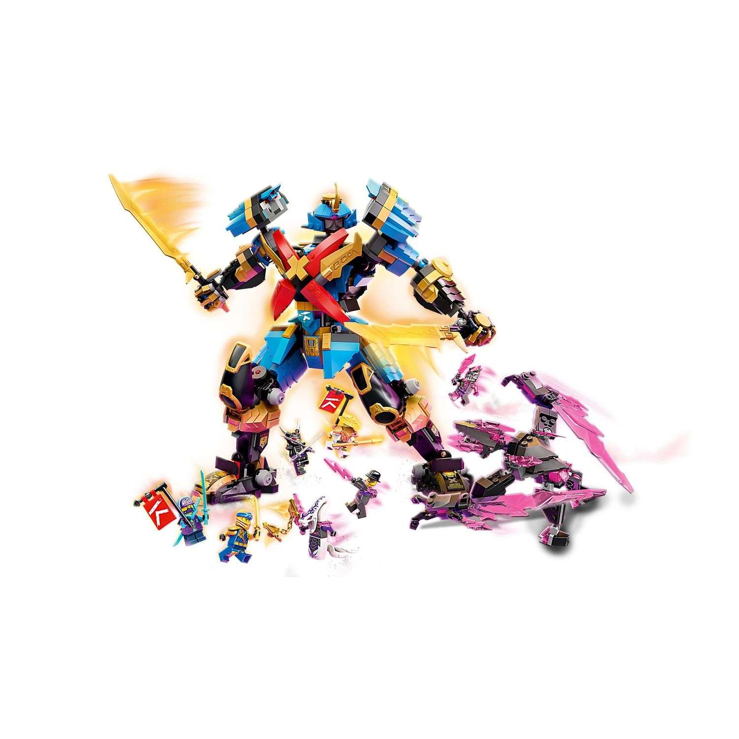 Конструктор LEGO NINJAGO Nyas Samurai X Mech блочный - фото 3