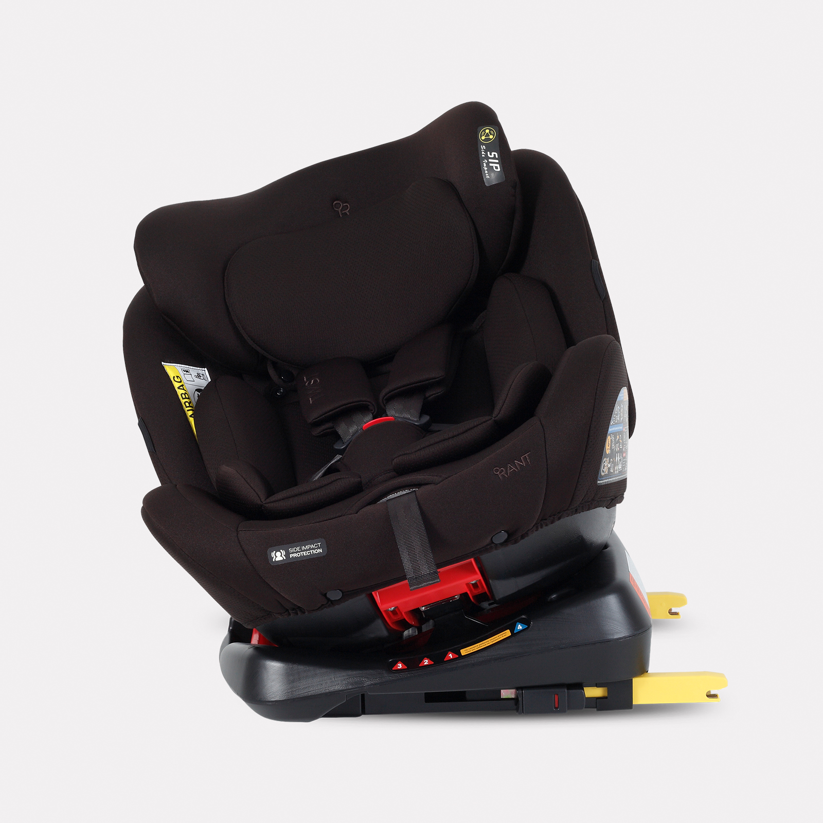 Автокресло Rant Basic Twist next isofix Isofix 0+/1/2/3 (0-36 кг) коричневый - фото 4