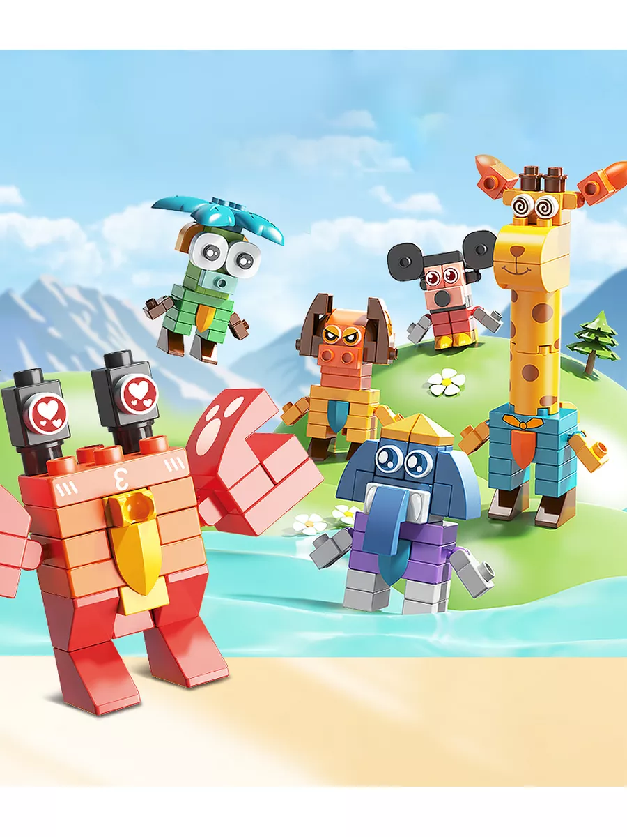 Конструктор Рыжий кот Животные 338 дет. - фото 3