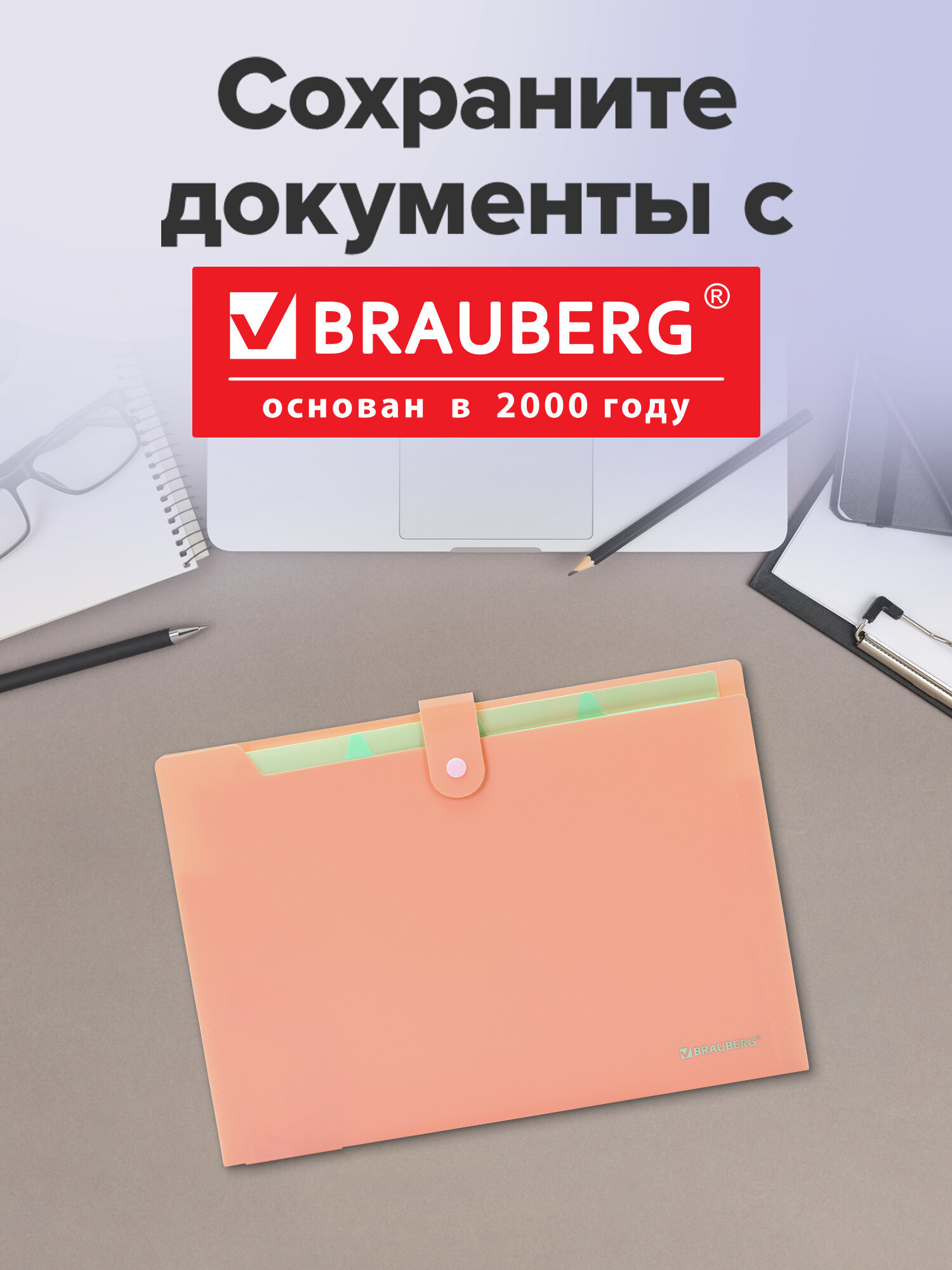 Папка-органайзер Brauberg А4 - фото 6