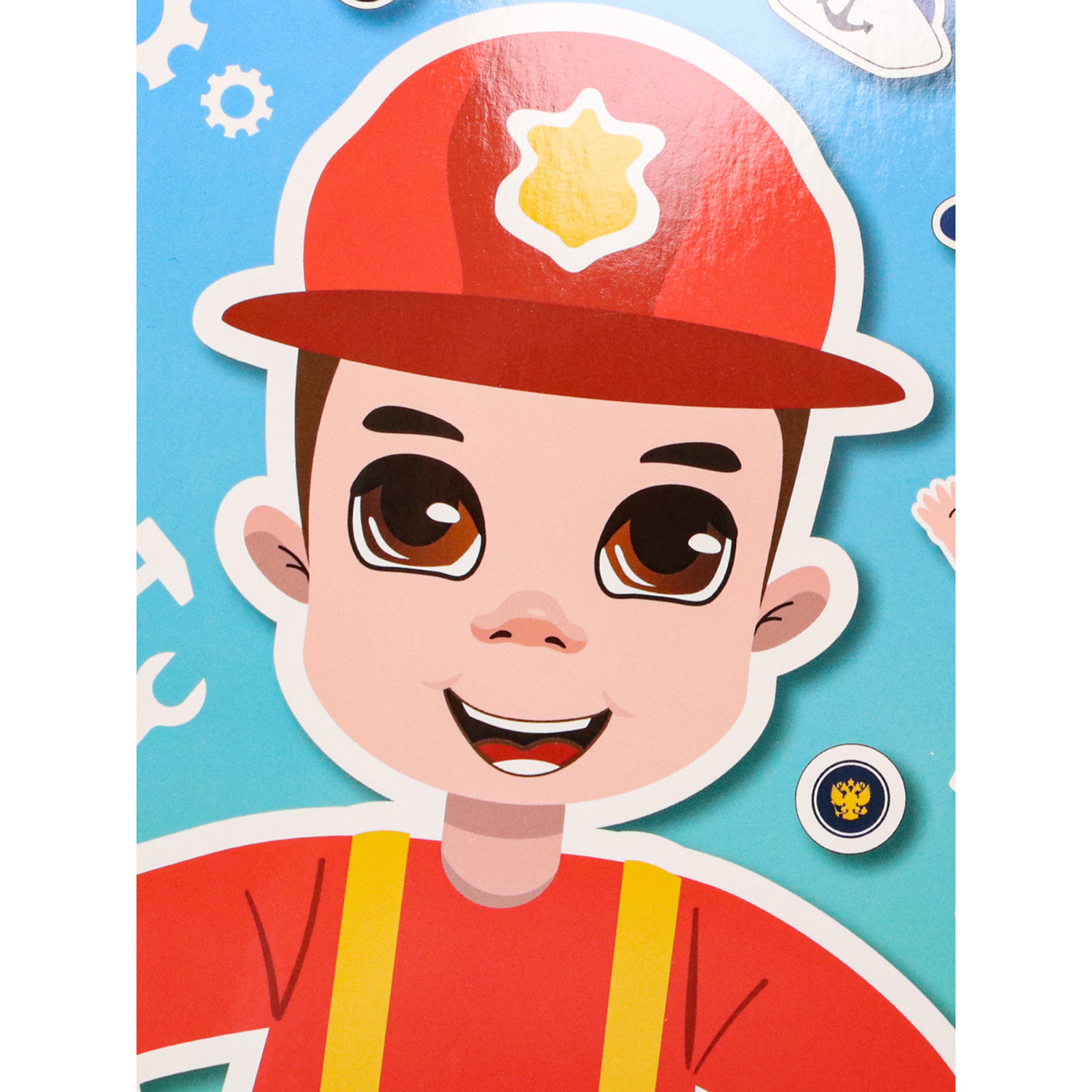 Развивающее пособие Bright Kids с наклейками Профессии А4 6 листов 198х260 мм - фото 6