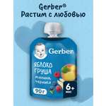 Пюре Gerber Яблоко-груша-малина-черника с 6 мес 90 г