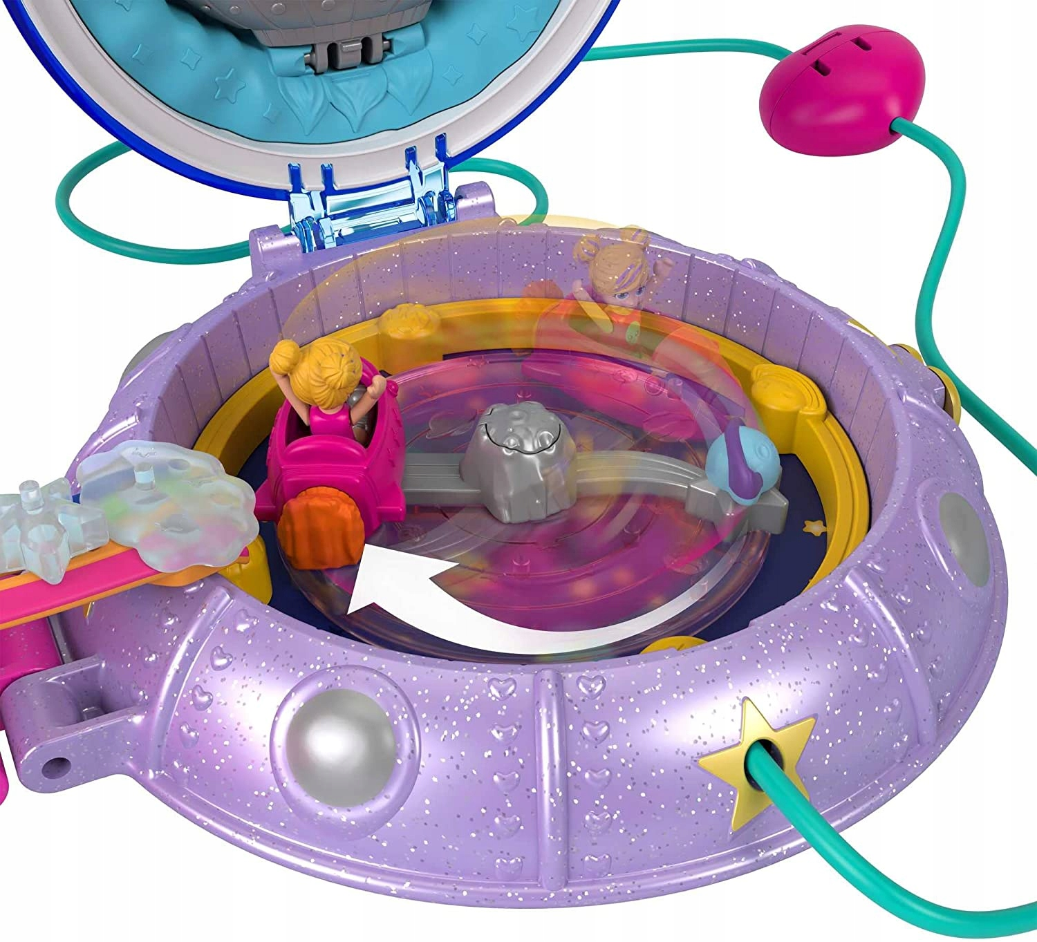 Игровой набор POLLY POCKET Double Play Space с куколками - фото 3