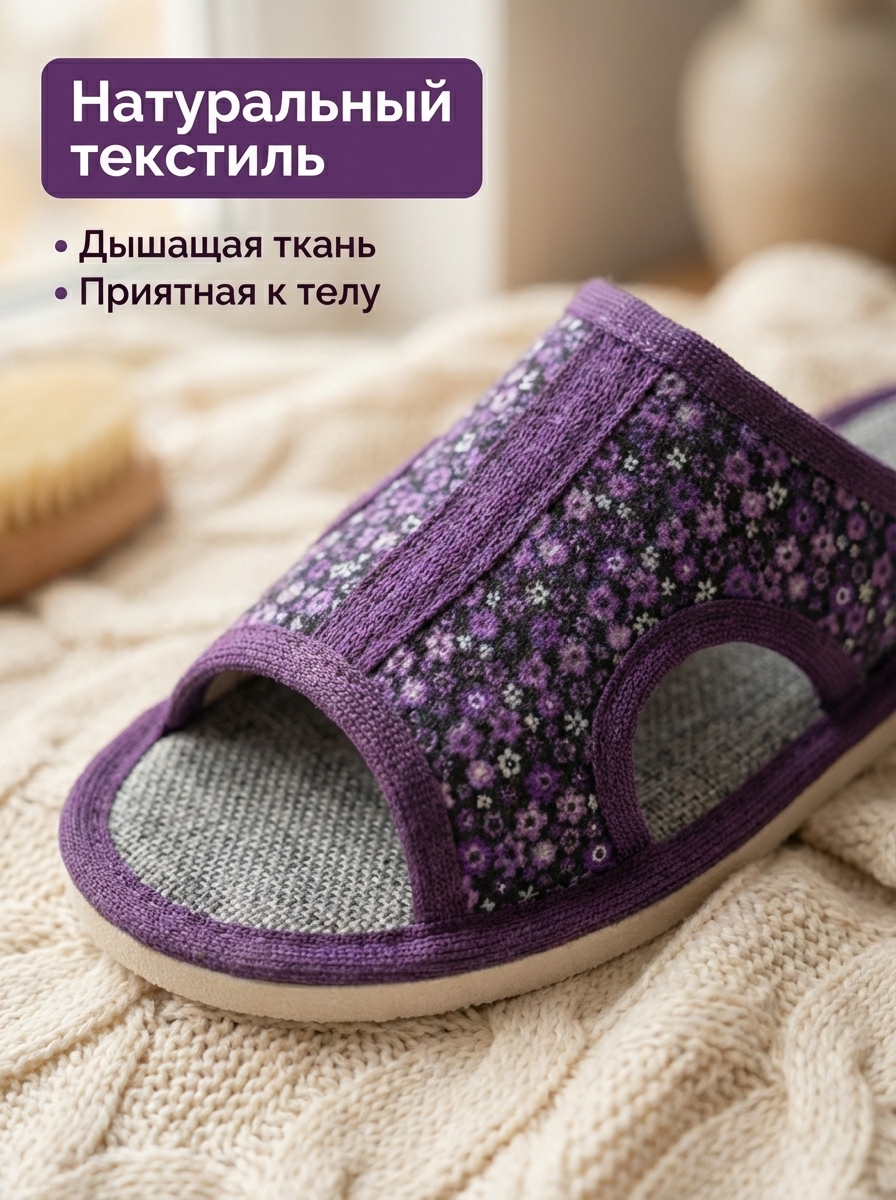 Тапочки UTA HOME 8-51/фио - фото 3
