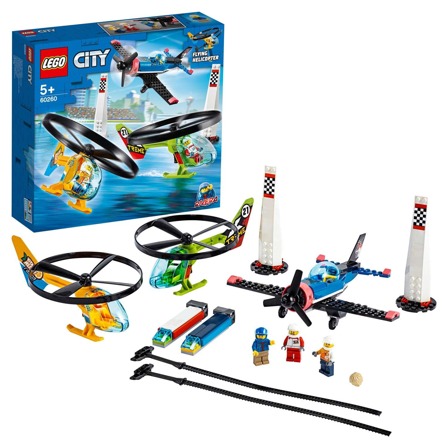 Конструктор LEGO City Воздушная гонка блочный - фото 1