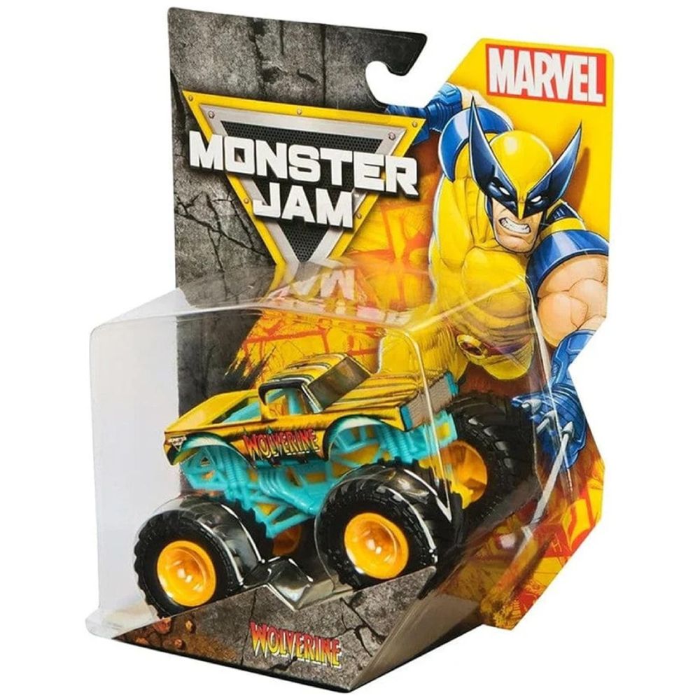 Монстр-трак Monster Jam Marvel Wolverine 6069960/20151873 - фото 7