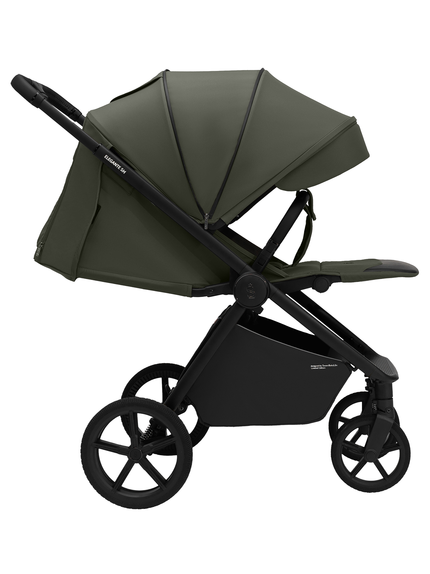 Коляска прогулочная Sweet Baby Elegante SM Green зеленый - фото 21