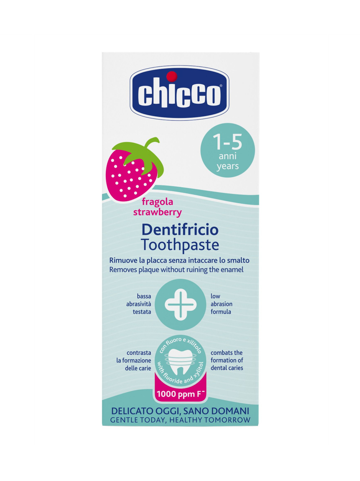 Зубная паста Chicco с фтором Клубничный - фото 12