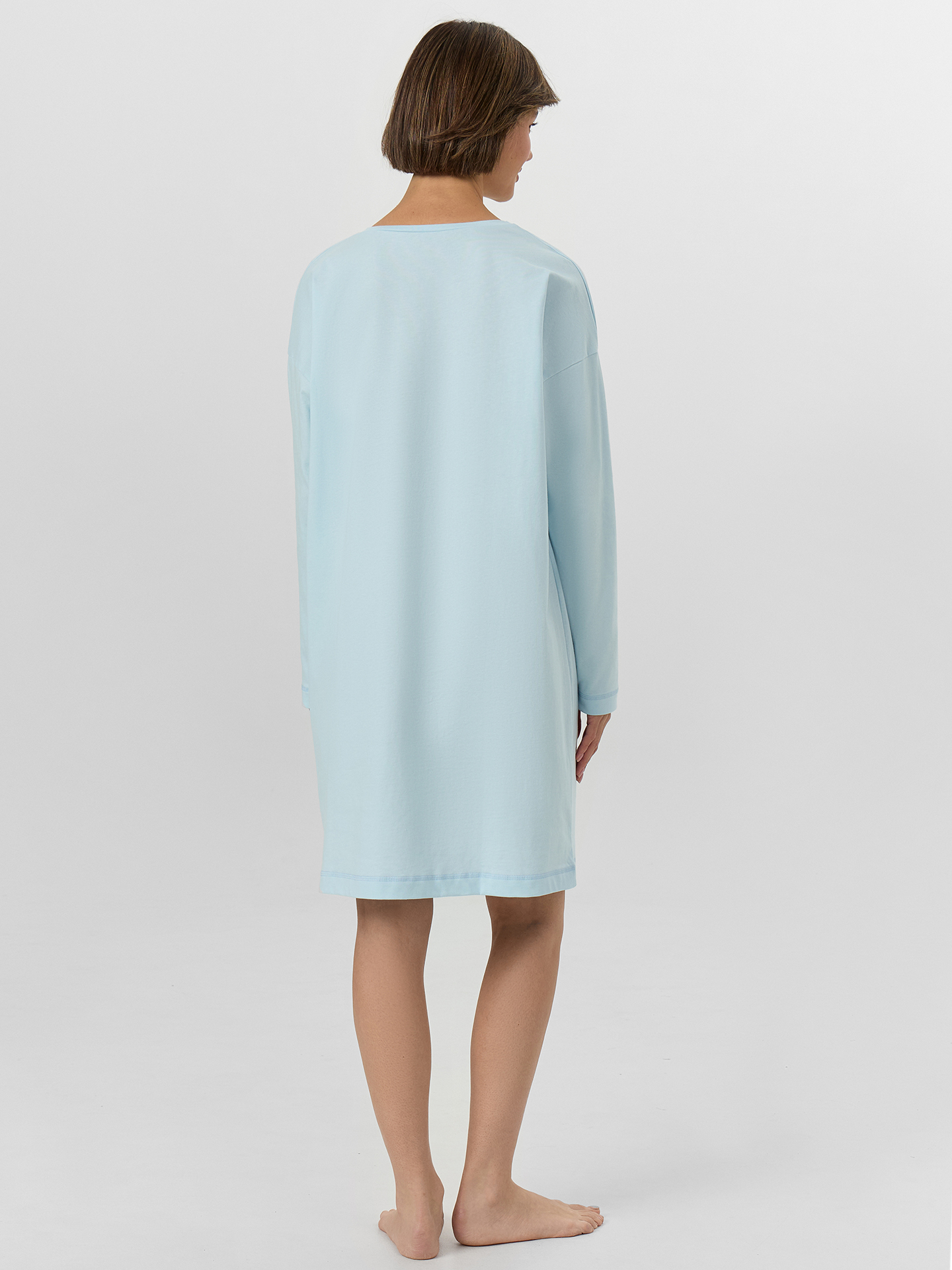 Сорочка ночная Mark Formelle (Марк Формэль) 572362/голубое небо +печать - фото 2