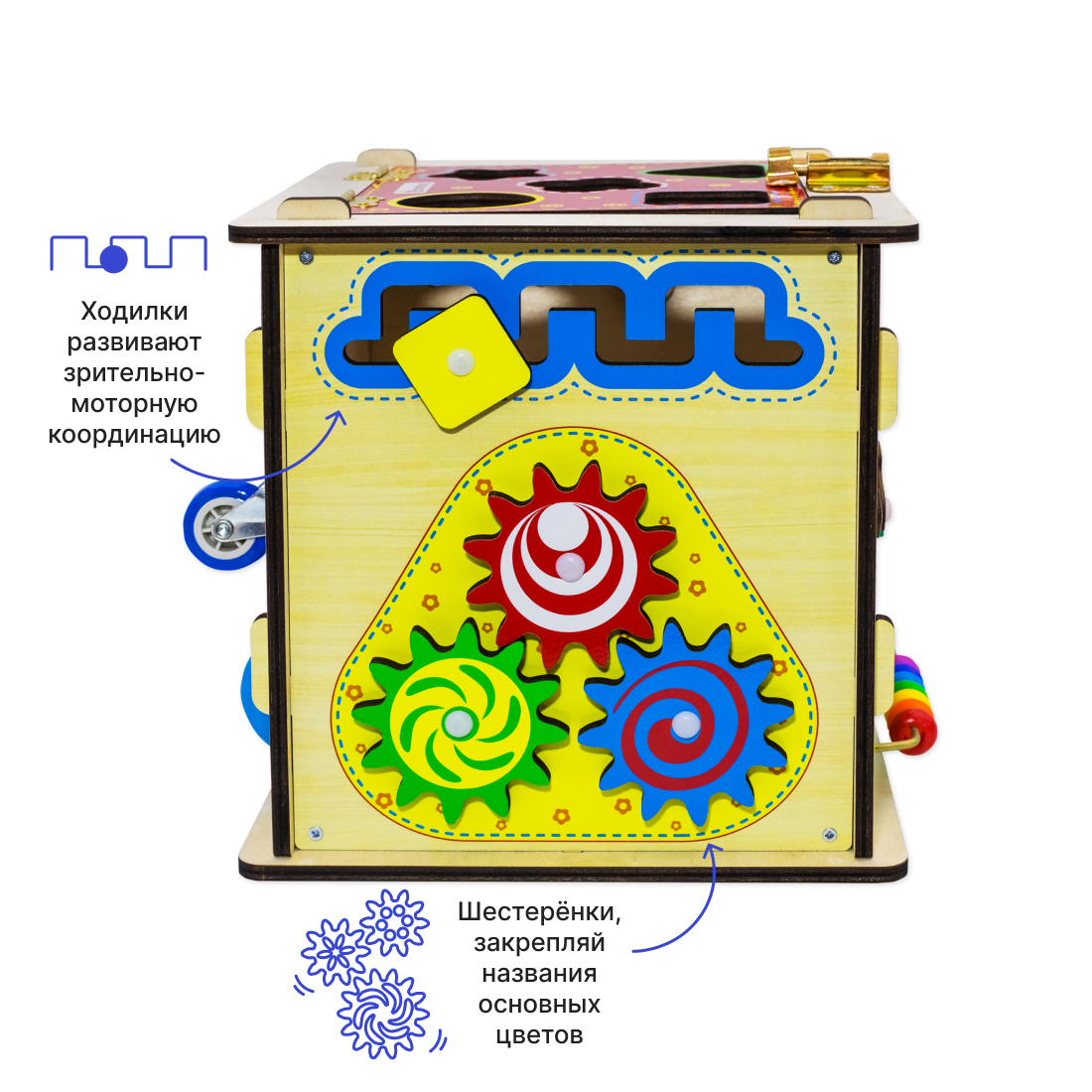Игрушка Alatoys бизиборд - фото 3