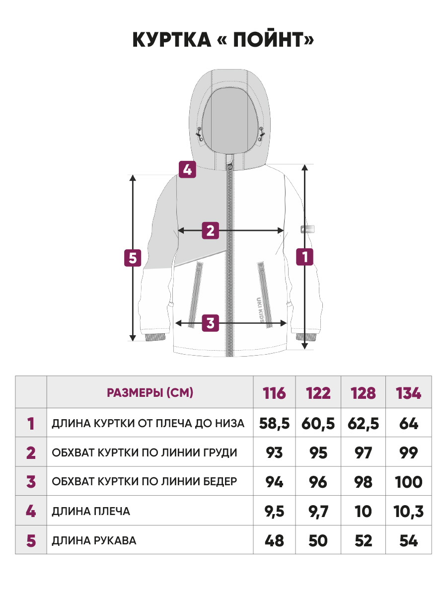 Куртка UKI KIDS 3w23-054ч - фото 3