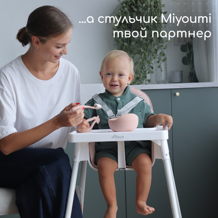 Стульчик для кормления Miyoumi Blush классический