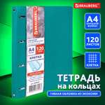 Тетрадь со сменным блоком Brauberg клетка 120 лист.