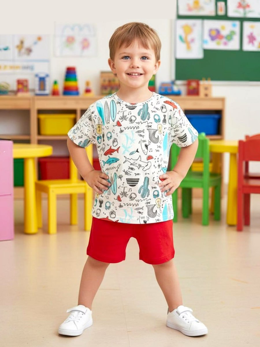 Комплект VEDDI 683к-22-белый/красный - фото 8