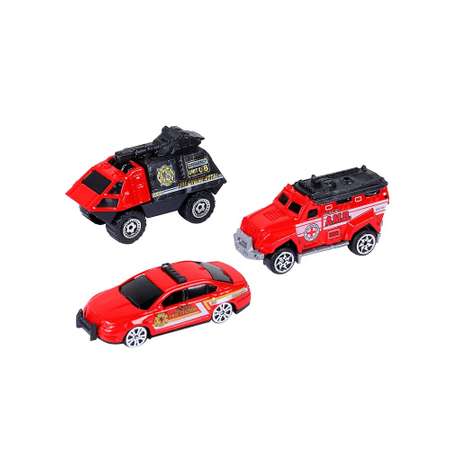 Игровой набор AUTODRIVE Машинки металлические 3шт 1:64