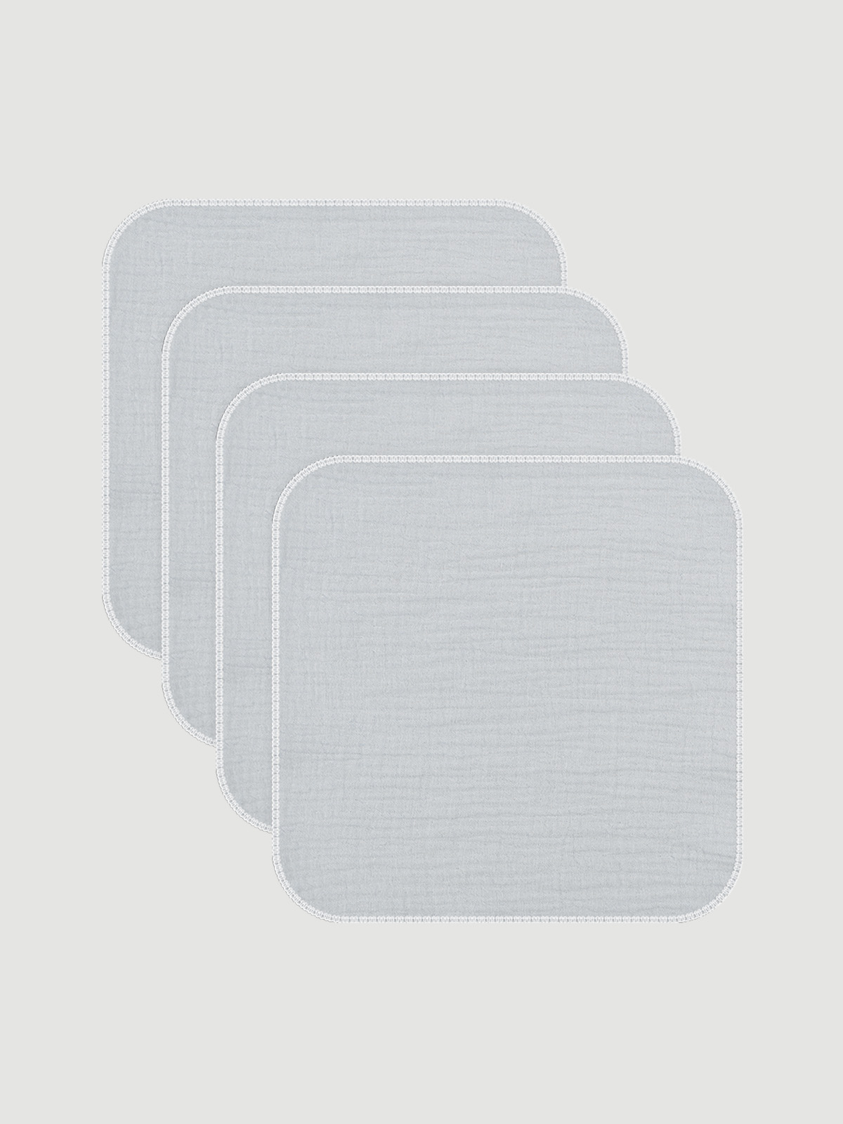 Нагрудник Mjolk текстиль 4 шт. - фото 1