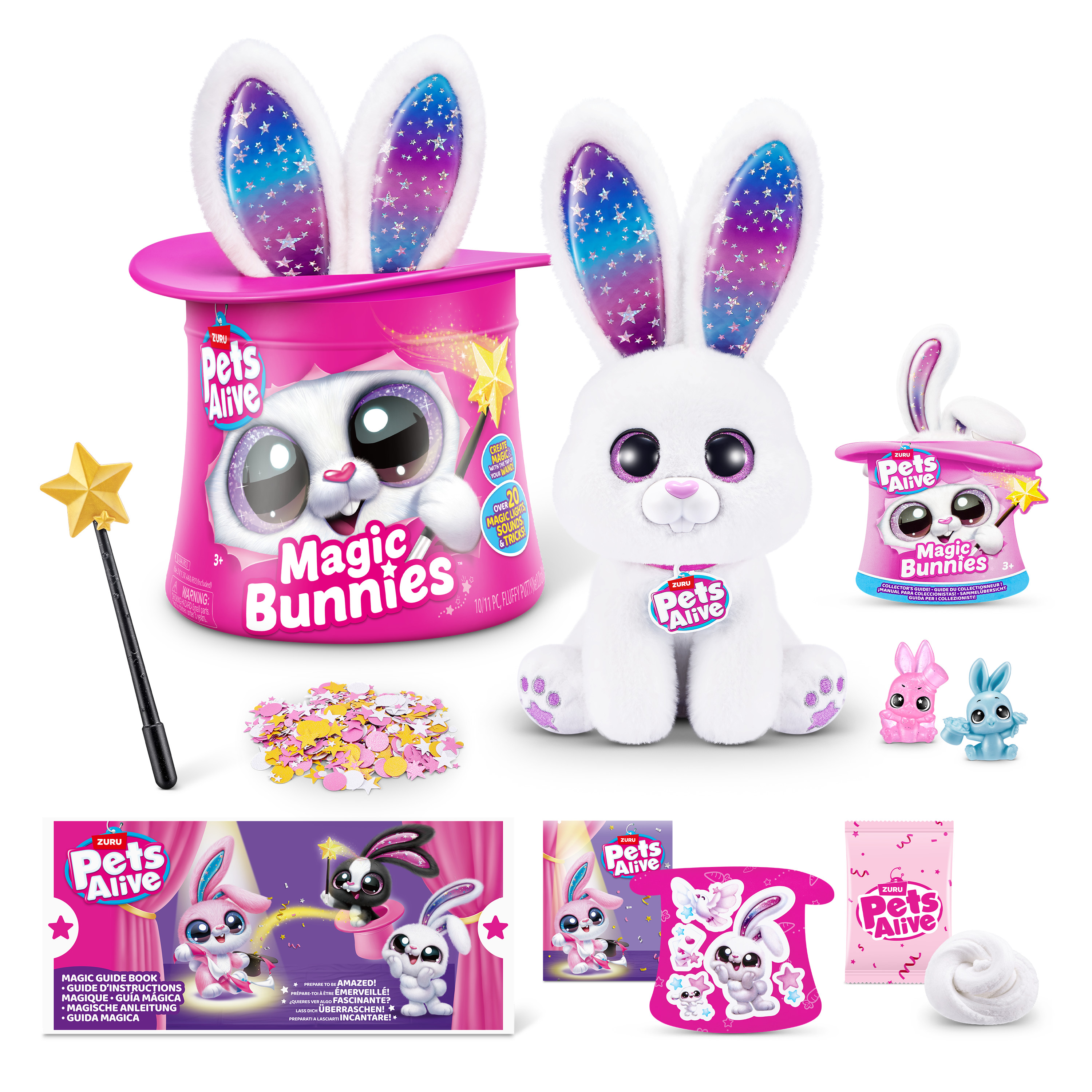Игрушка мягкая Zuru Pets Alive зайчик - фото 17