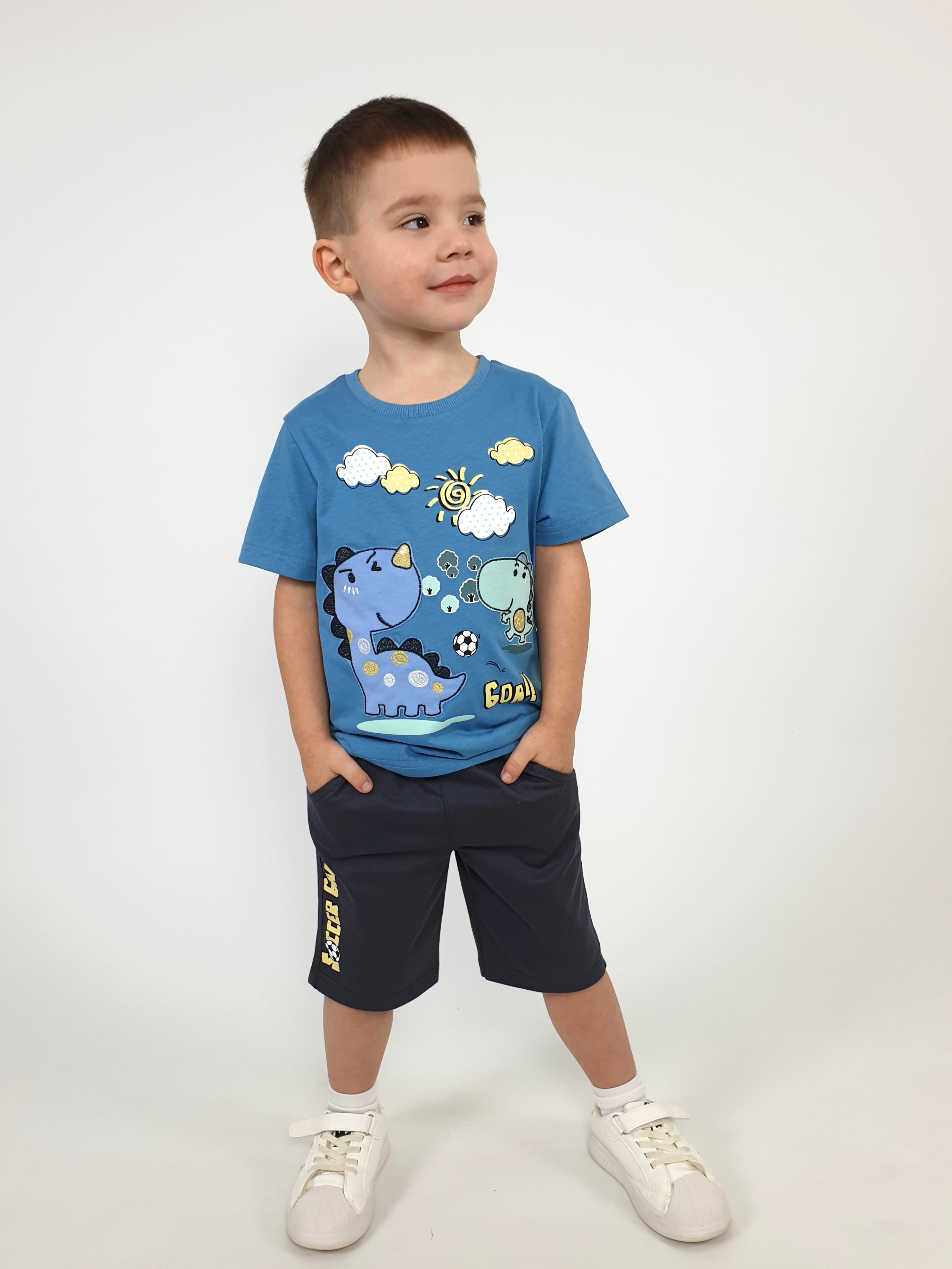 Футболка и шорты Luneva 01-137-3. - фото 1