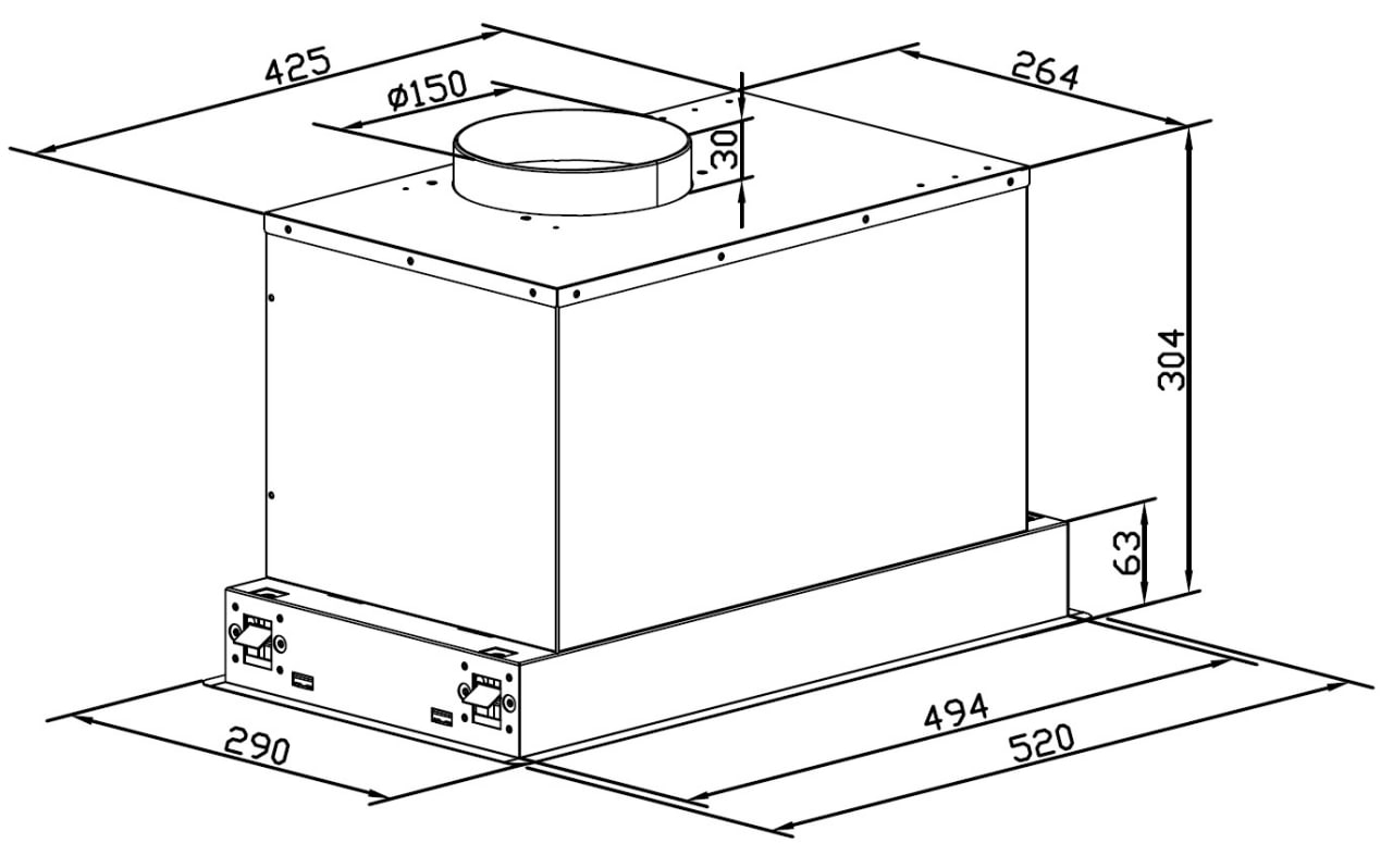 Кухонная вытяжка Hietzel CHB 5268E - фото 10