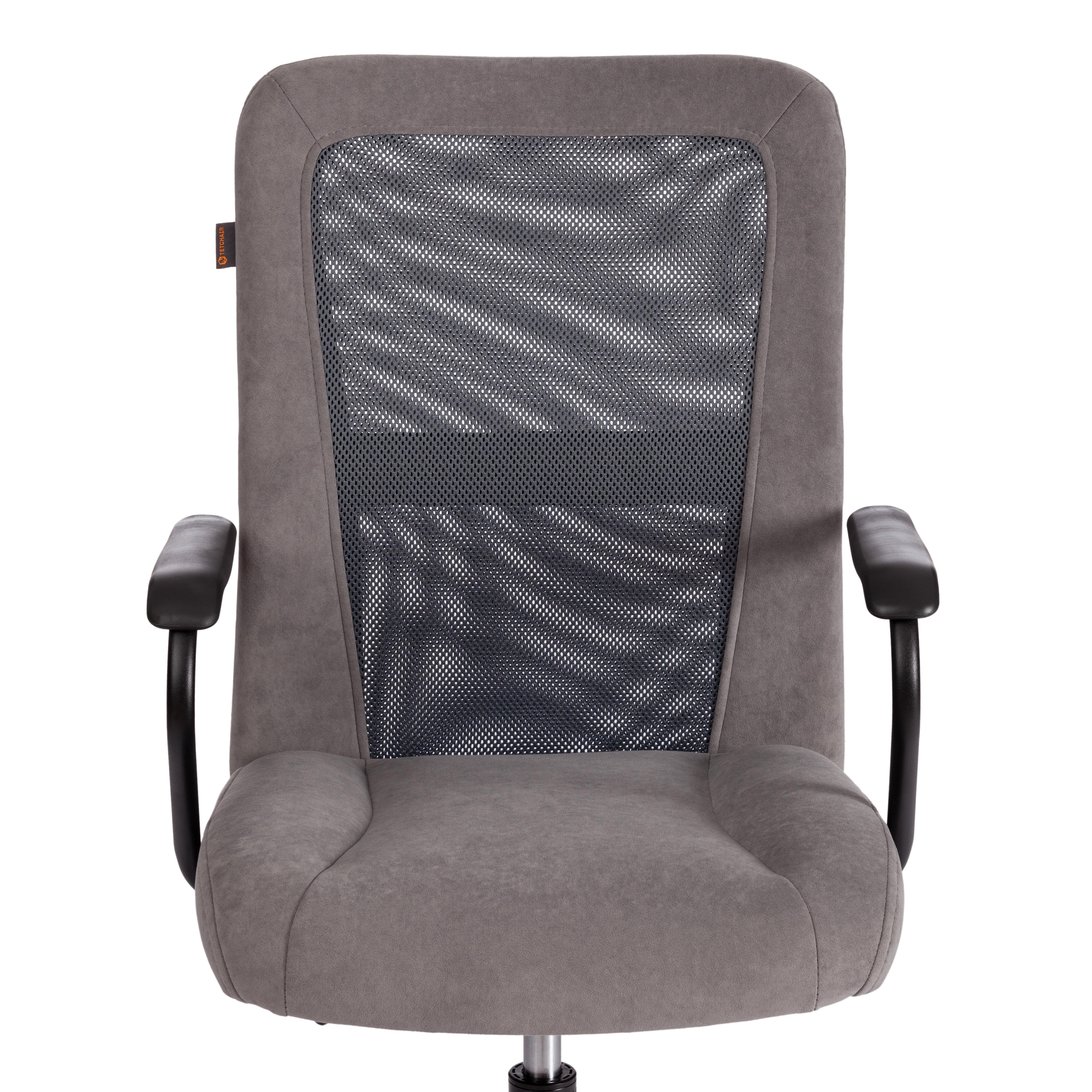 Компьютерное кресло TETCHAIR флок/ткань серый - фото 14