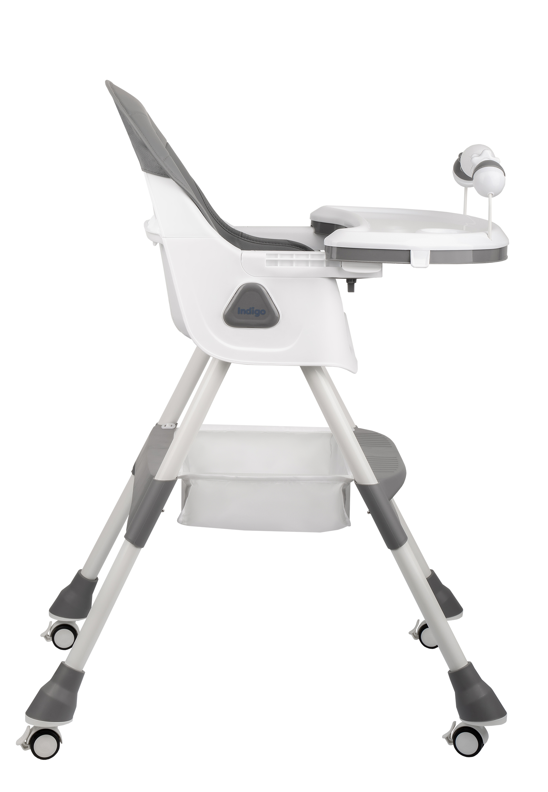 Стульчик для кормления Indigo Corn темно-серый - фото 4