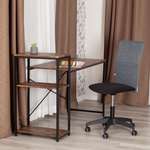 Компьютерное кресло TETCHAIR Старт флок ткань черный серый