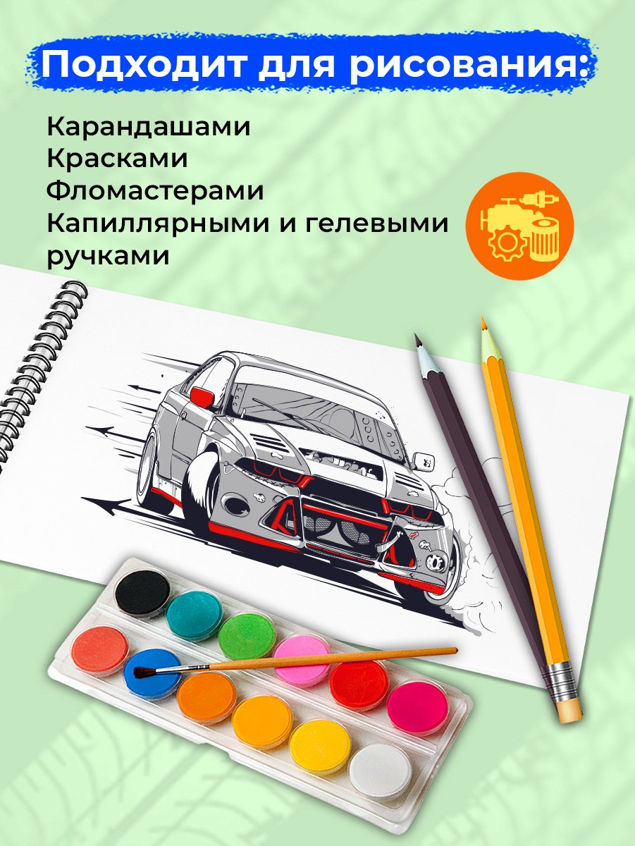 Альбом Prof-Press Авто и природа А4 40 лист. 2 шт. - фото 4