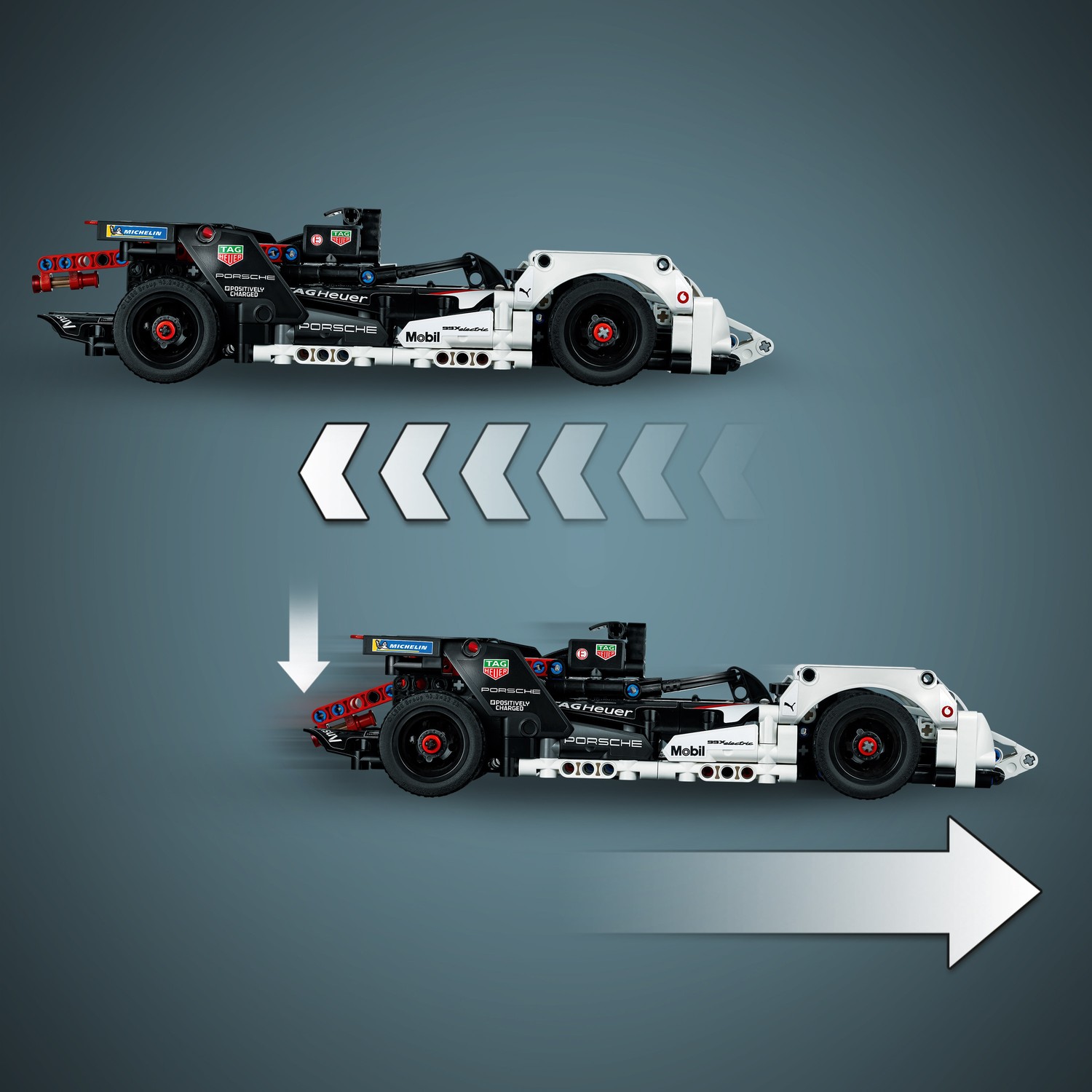 Конструктор LEGO Technic Formula E Porsche 99X Electric 247 дет. - фото 5