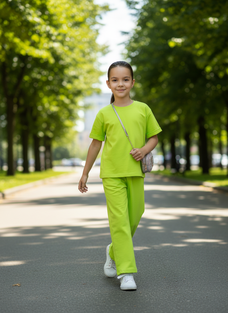 Футболка и брюки ULTRA 7060-Ул салат - фото 4
