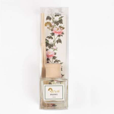 Диффузор Arya Home Collection ароматический для дома с палочками Reed 100 ml Peony