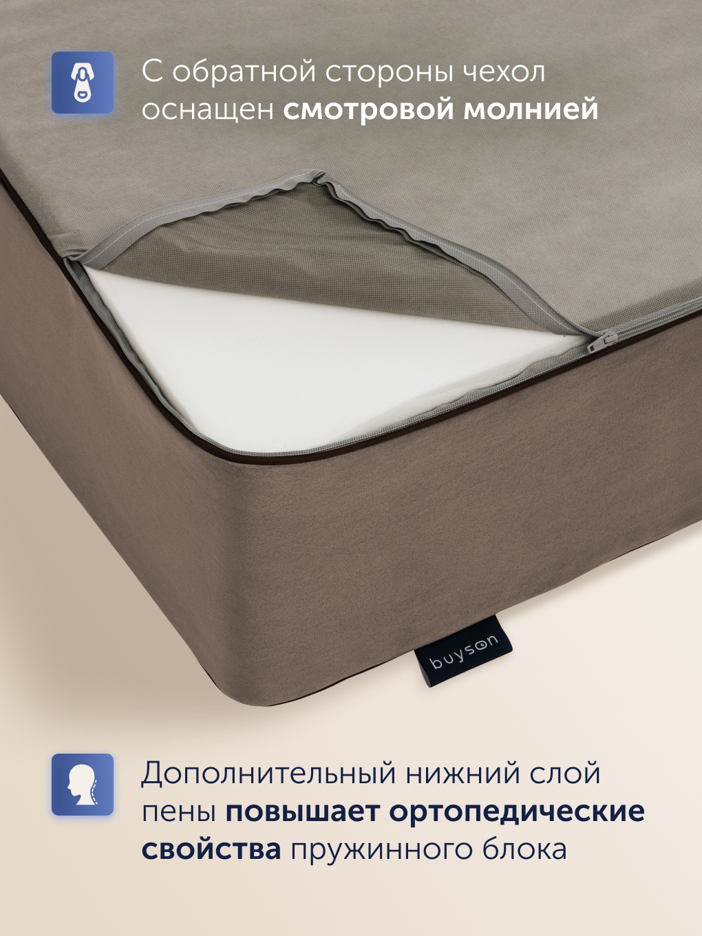 Матрас buyson BuyGold 180х200 - фото 6