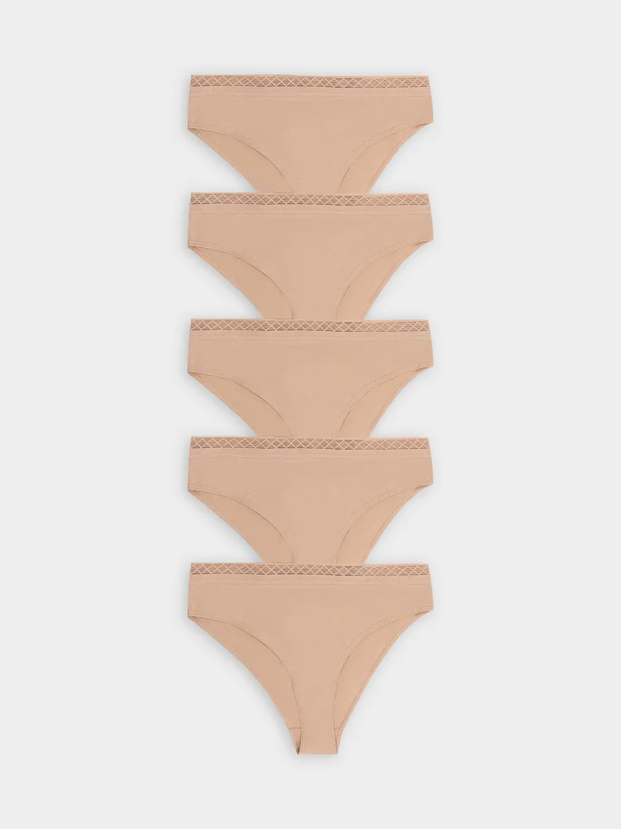 Трусы 5 шт Mark Formelle (Марк Формэль) 412402-5/бежевый - фото 9