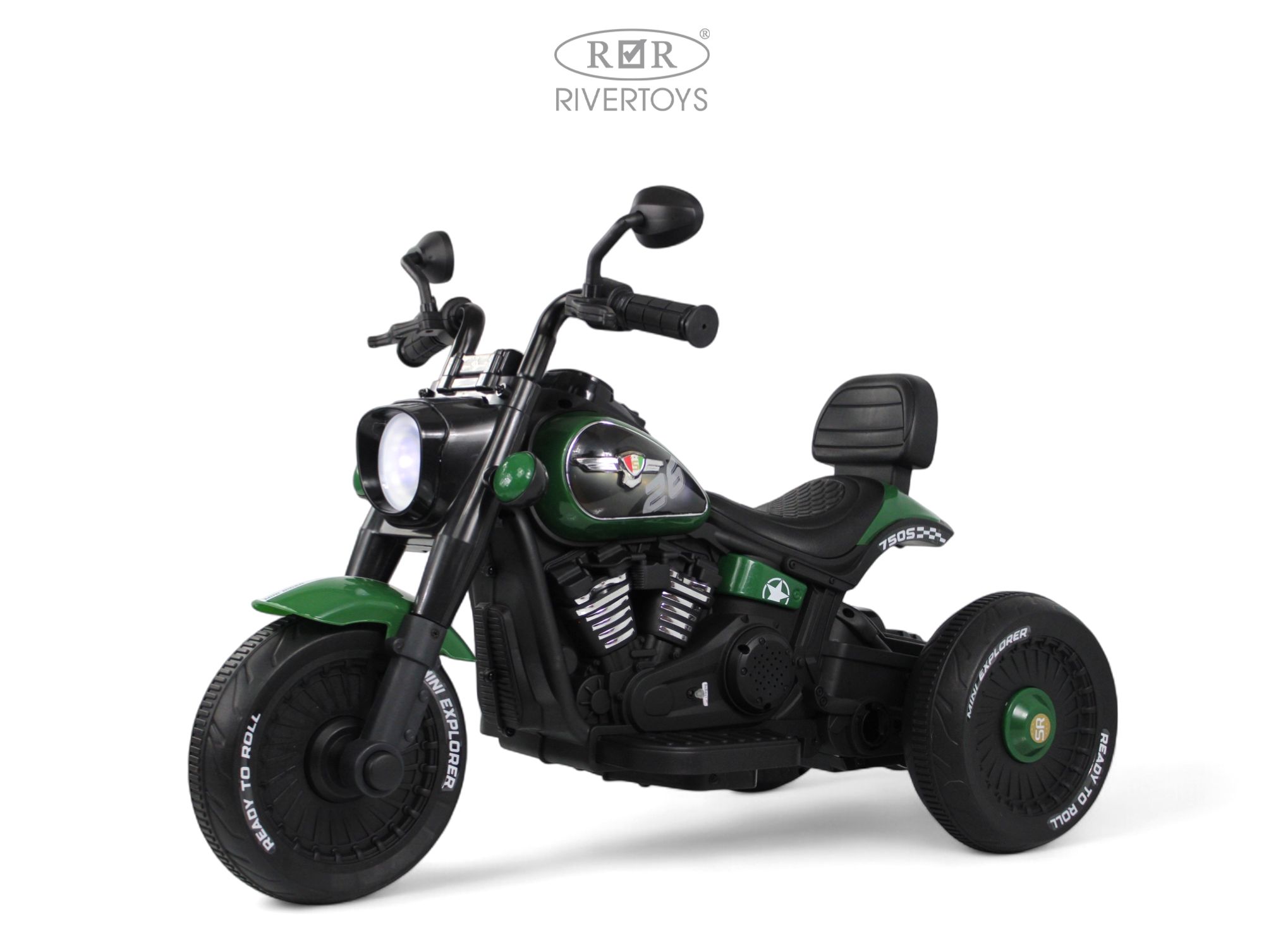 Электромобиль RIVERTOYS G500GG-GREEN - фото 18