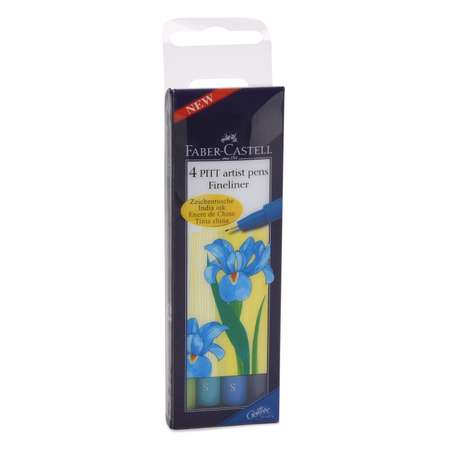 Ручка капиллярная Faber Castell 4 шт.