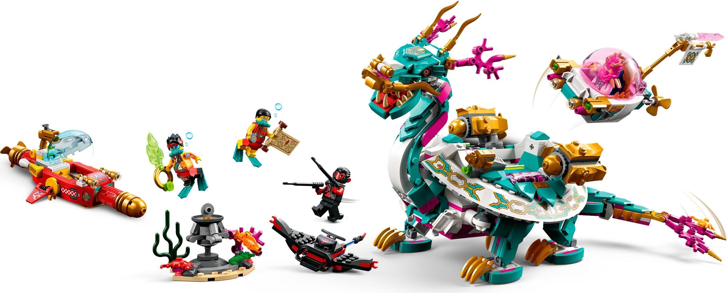 Конструктор LEGO Monkie kid Дракон Востока 880 дет. - фото 2