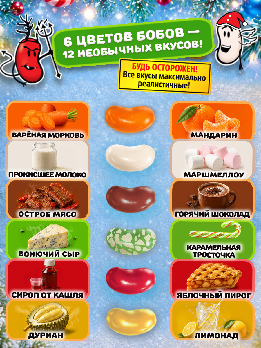 Необычные конфеты с приколом 1 упаковка Мармеладские Игры Новогодний набор - фото 5
