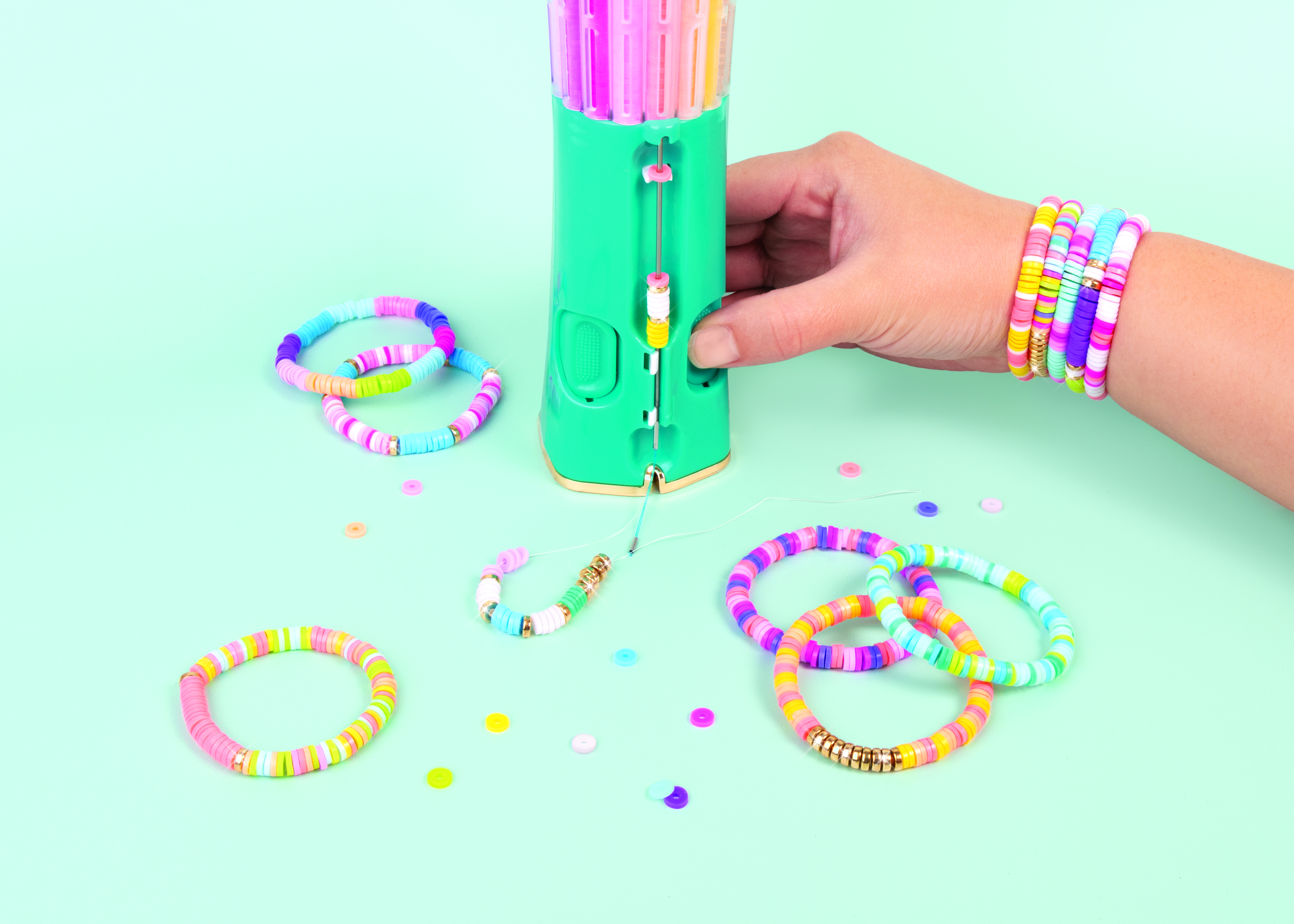 Набор для творчества Make it Real плетение Машинка для браслетов Хейши - фото 4