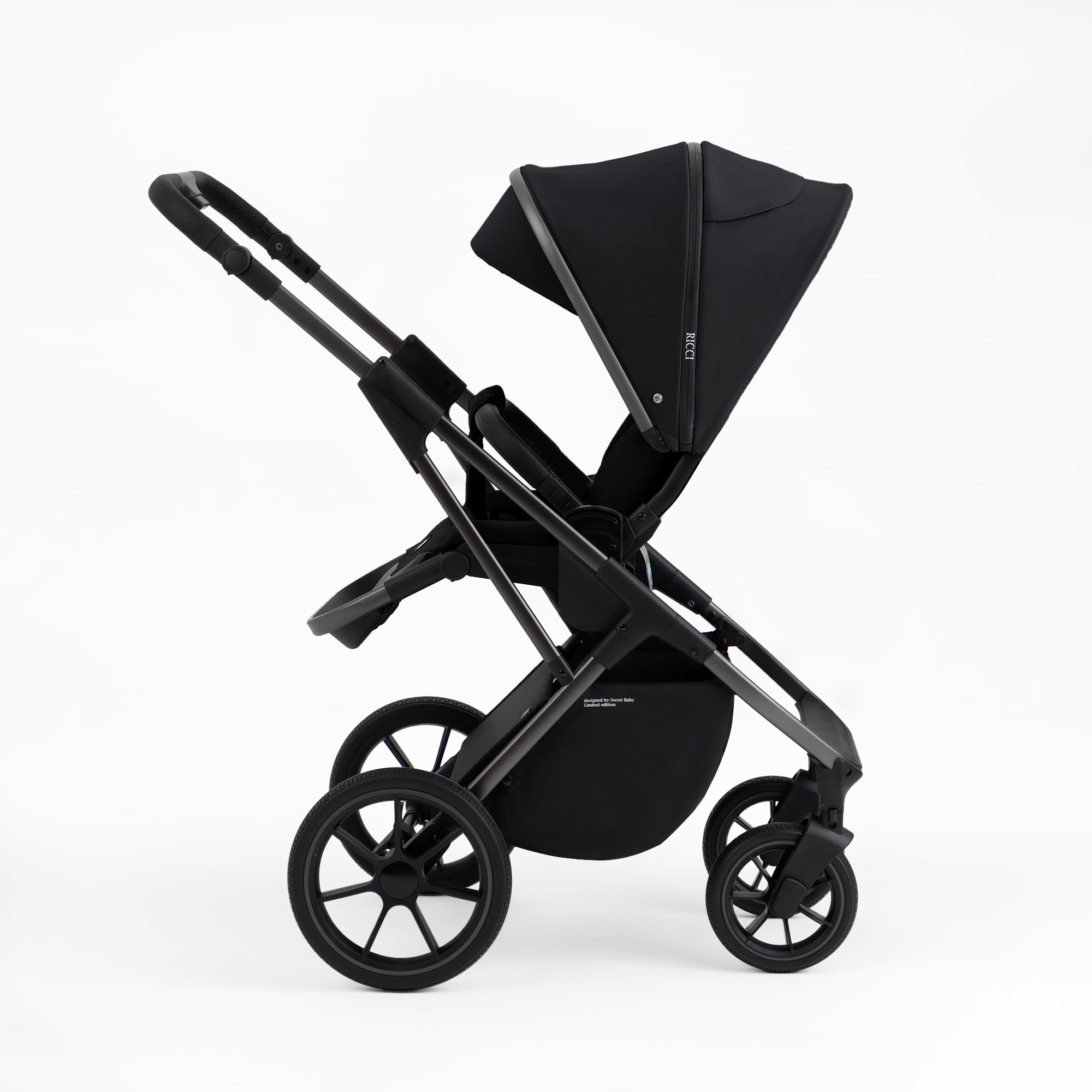 Коляска 2в1 Sweet Baby Ricci Black черный - фото 32