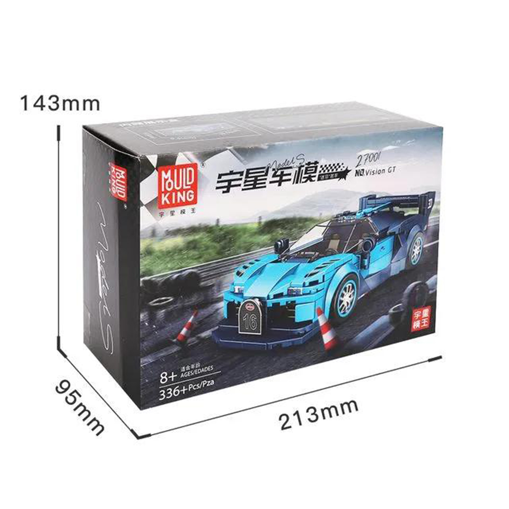 Конструктор Mould King Bugatti Vision GT блочный - фото 14