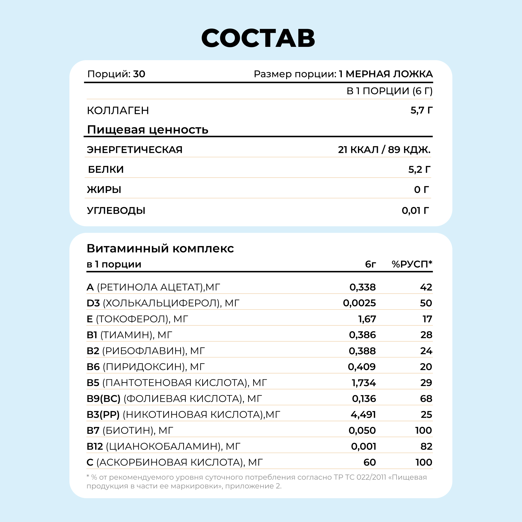Пептидный коллаген с витамином С LeafToGo со вкусом манго, 180 г - фото 7