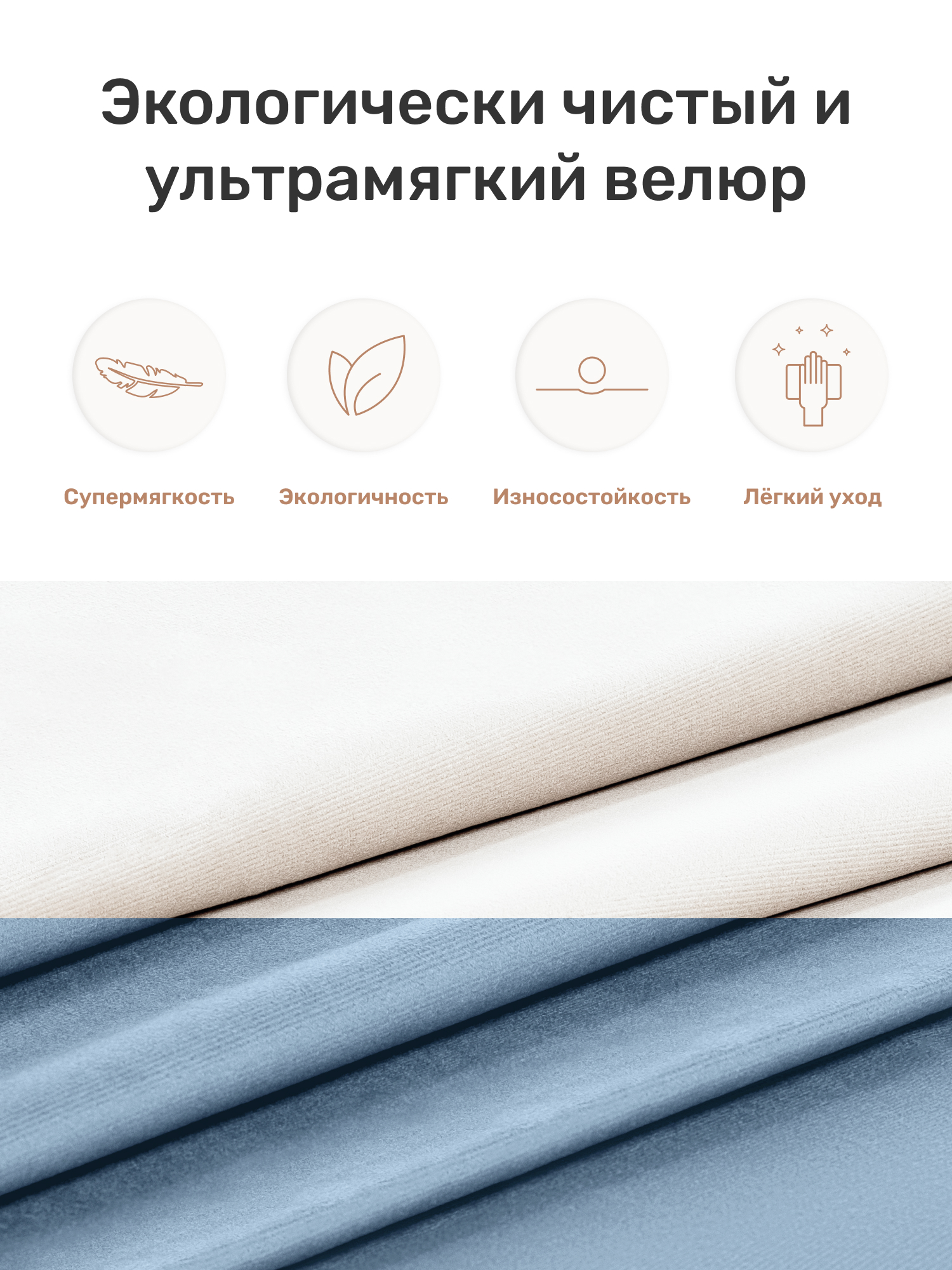 Пуфик Leset Пуф синий - фото 6