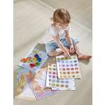 Раскраска Hape Малыш-умняша с восковыми мелками 6 цветов