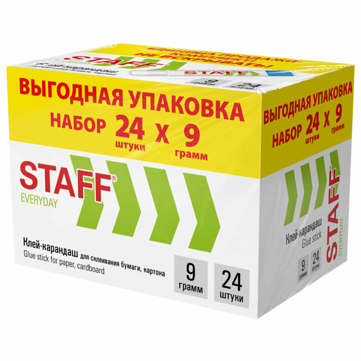 Клей-карандаш Staff 24 шт. - фото 2