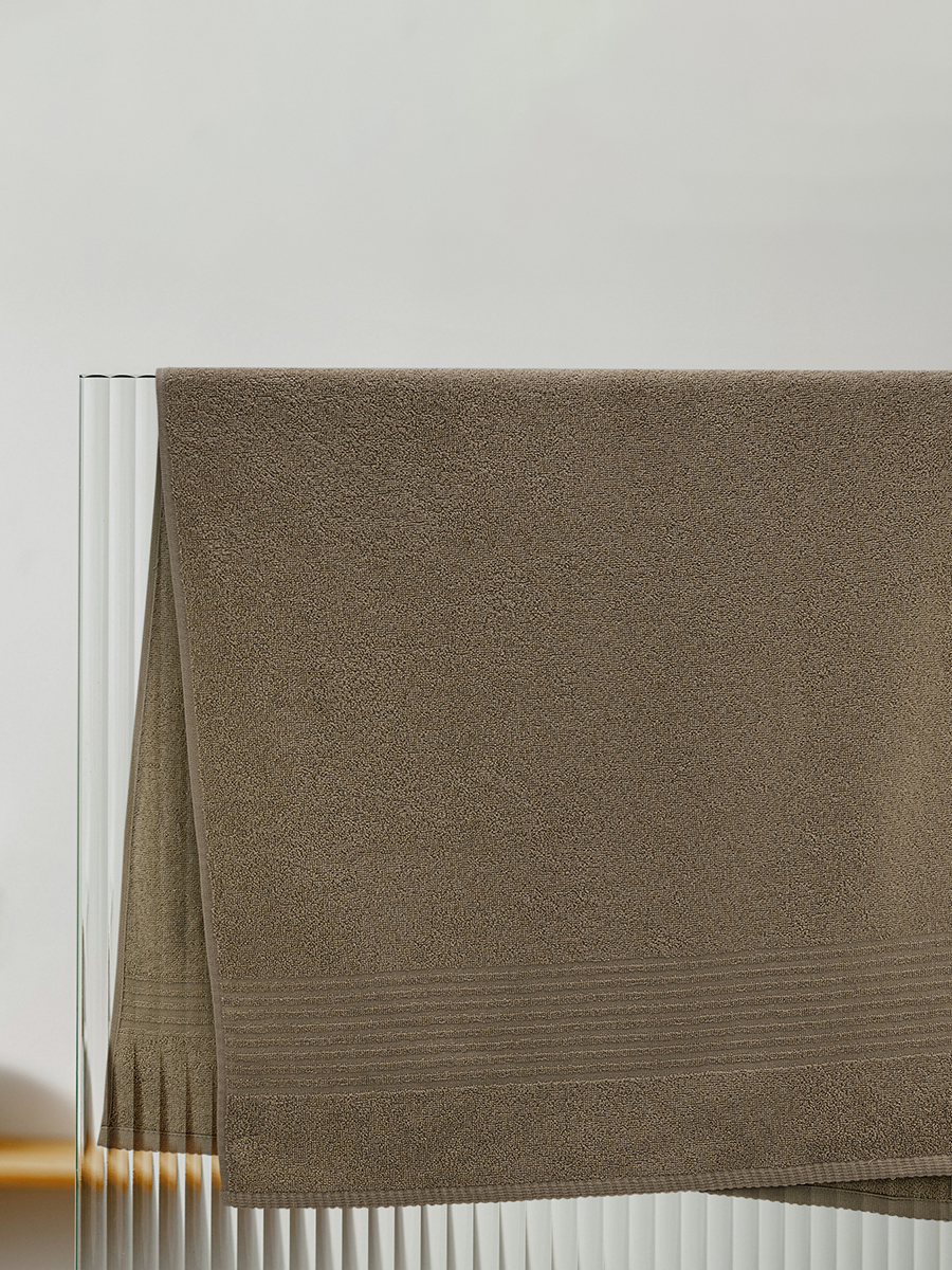 Полотенце BRAVO Волна коричневый 70 x 130 см - фото 4