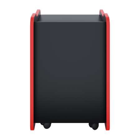 Тумба VMMGAME для игрового компьютерного стола CASE 40 BLACK RED
