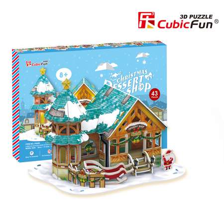Пазл CubicFun Рождественская кондитерская 3D